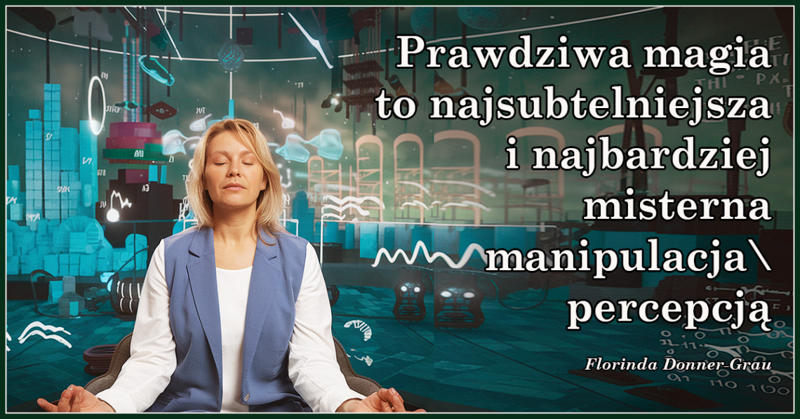 Prawdziwa magia to najsubtelniejsza i najbardziej misterna manipulacja percepcją - Florinda Donner-Grau,